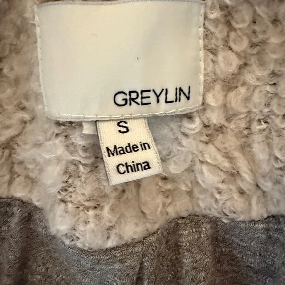 Anthropologie Greylin Jacket Beige Boucle Wool Blend Northland Moto size Small - Picture 7 of 11